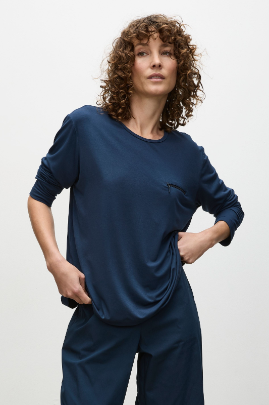 Mela Purdie Zip Trunk Sweater | Matte Jersey