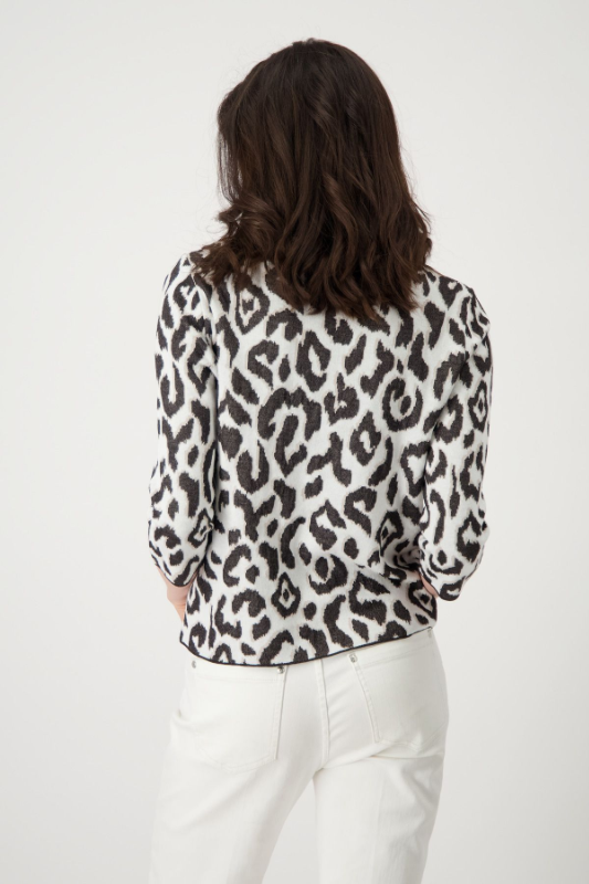Monari Animal Print Sweater | 409259