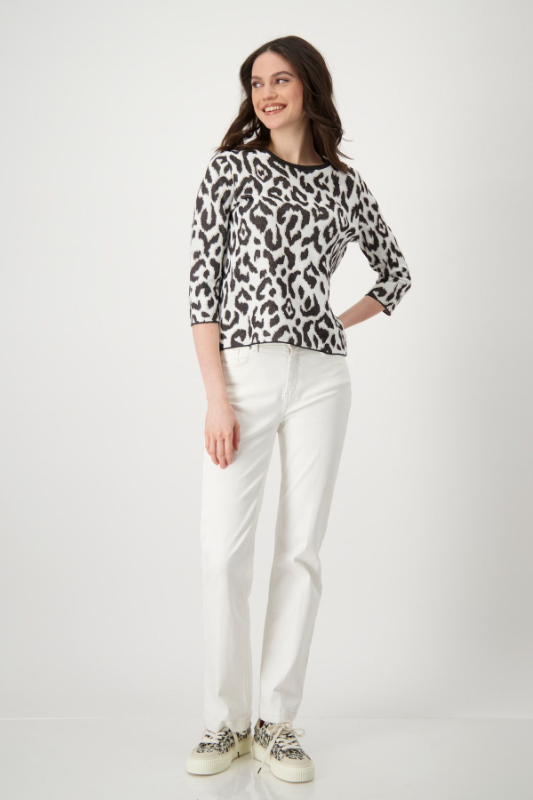 Monari Animal Print Sweater | 409259