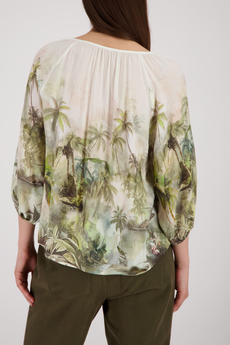 Monari Blouse in Tropical Print