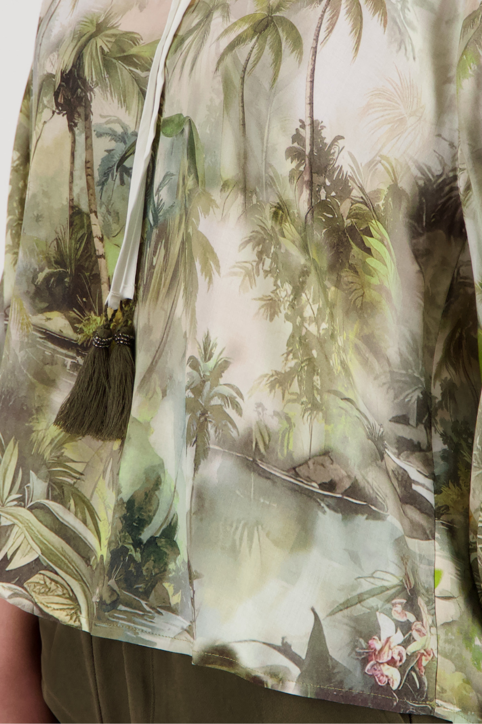 Monari Blouse in Tropical Print