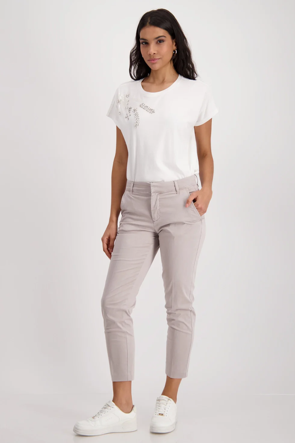 Monari Chino Trouser | Warm Sand | 409339