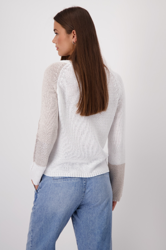 Monari Colour Block Knitted Jumper | 409302