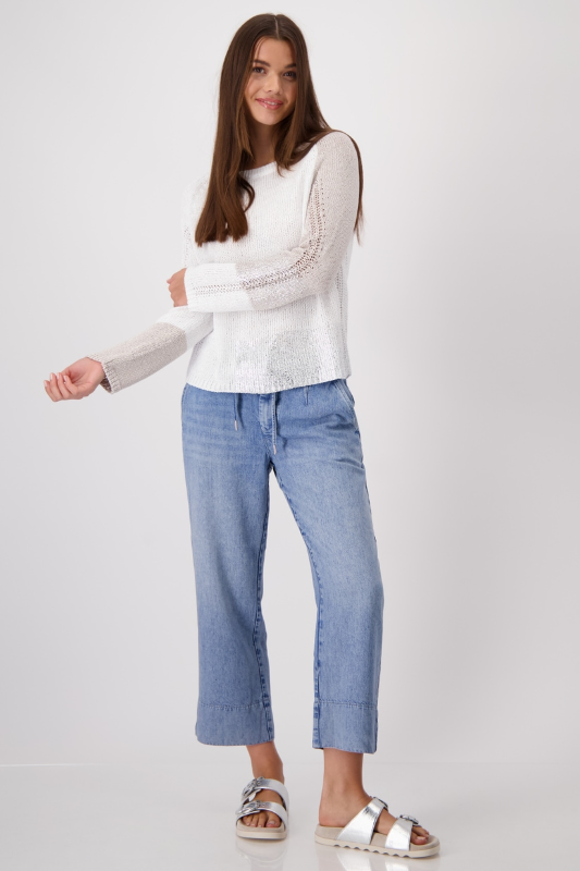 Monari Colour Block Knitted Jumper | 409302