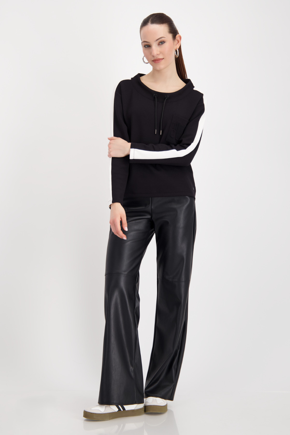 Monari Contrast Stripe Sweater