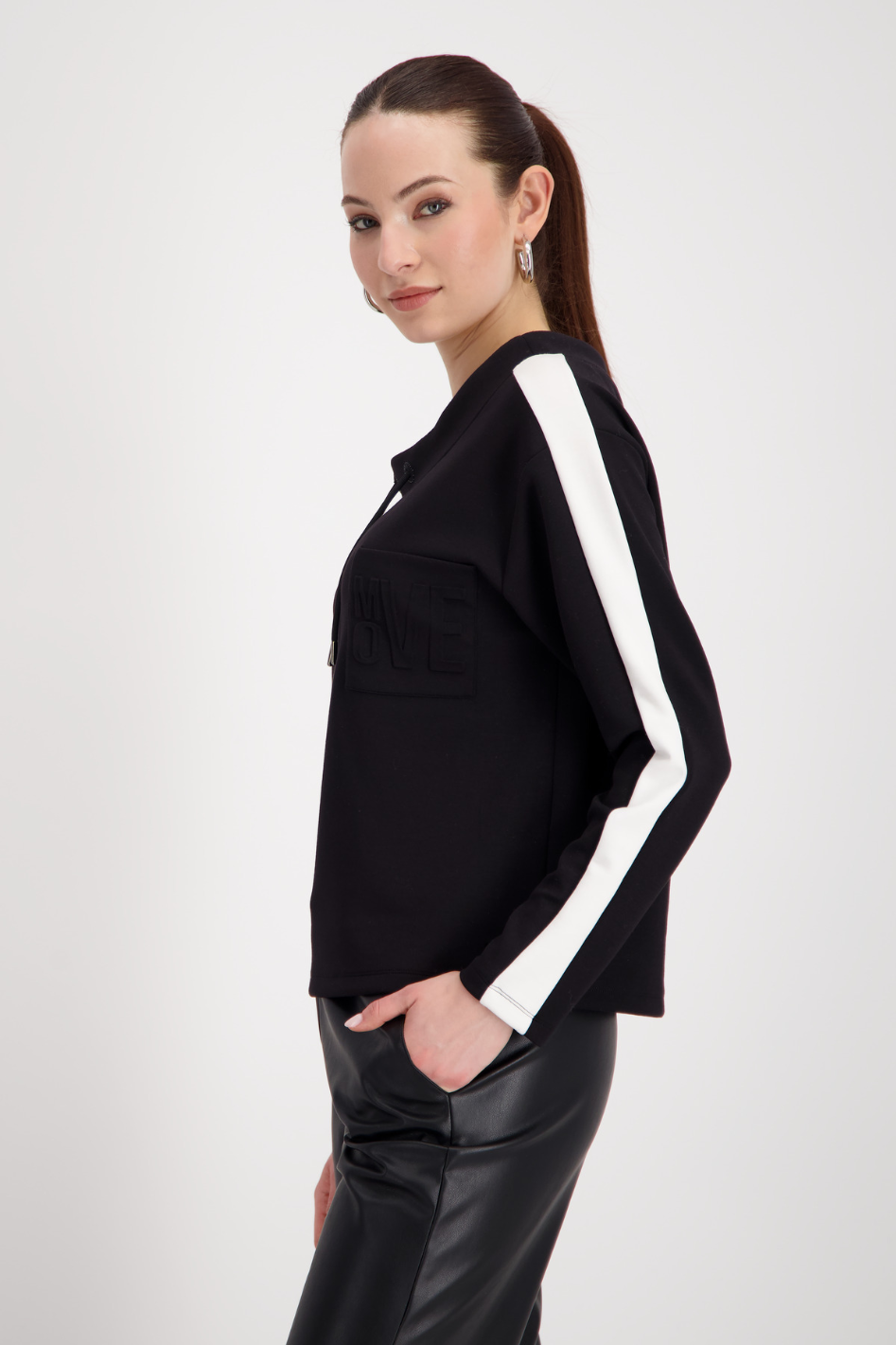 Monari Contrast Stripe Sweater