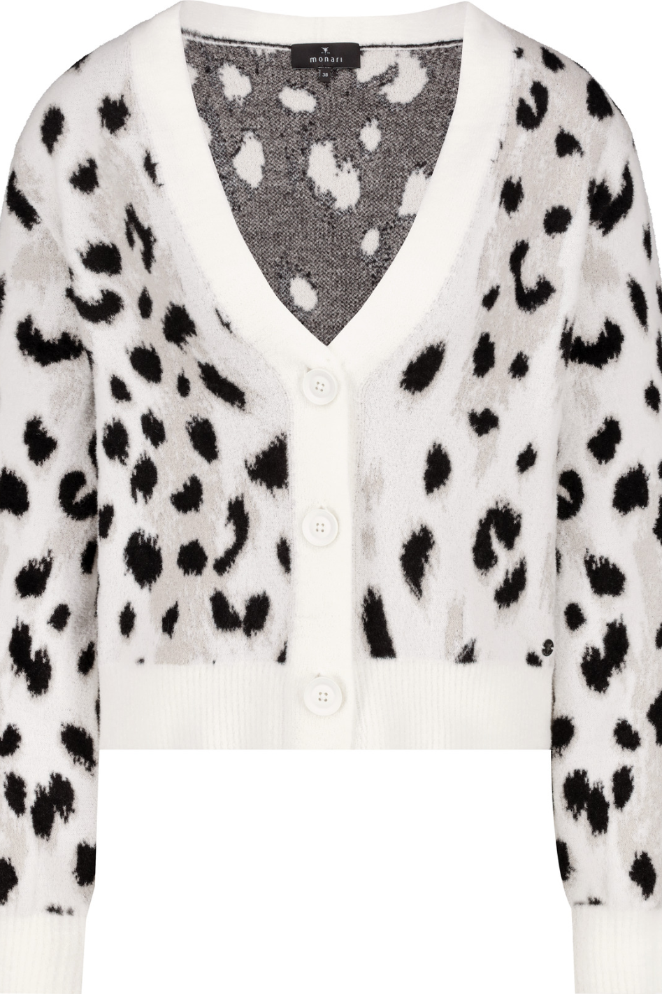 Monari Fluffy Cardigan in Leopard