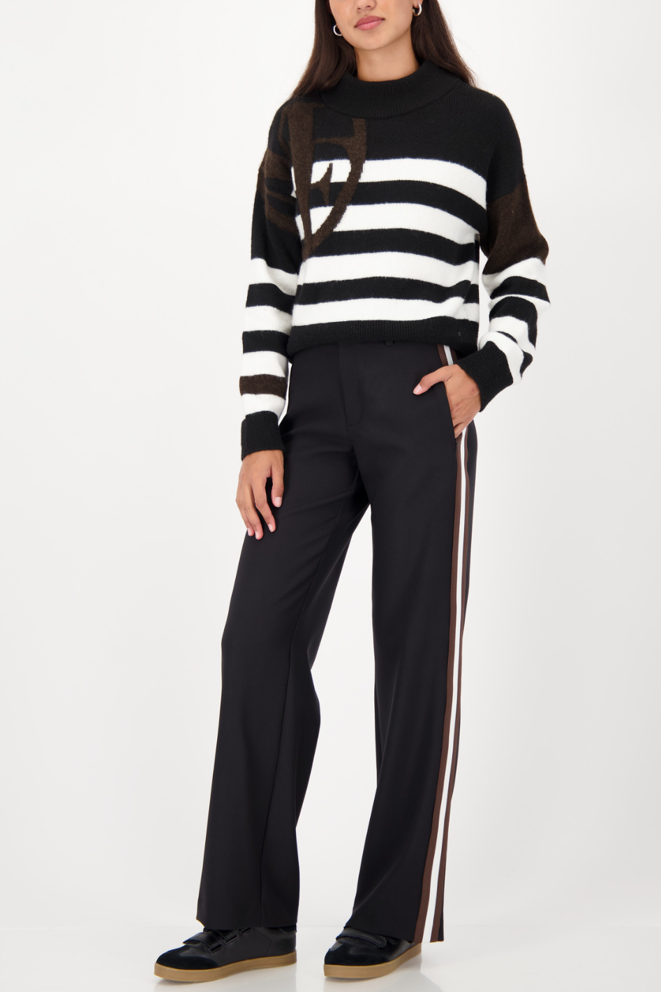 Monari Girdle Stripe Pants 