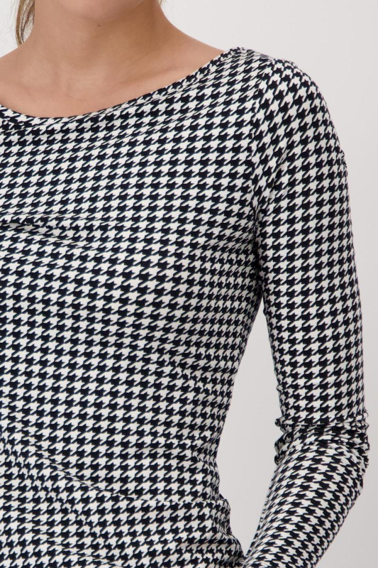 Monari Herringbone Pullover | Black | 808648