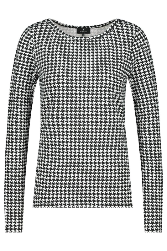 Monari Herringbone Pullover | Black | 808648