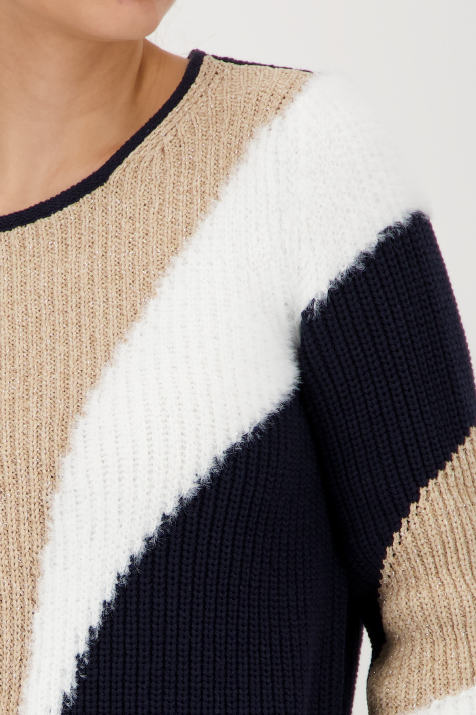 Monari Intarsia Knitted Jumper 