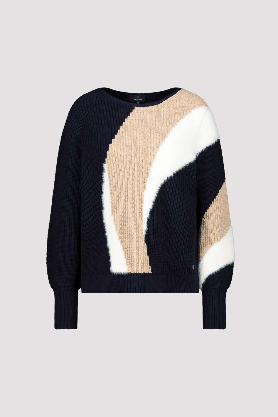 Monari Intarsia Knitted Jumper 