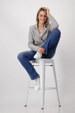 Load image into Gallery viewer, Monari Knitted Jacket | Chrome 808697
