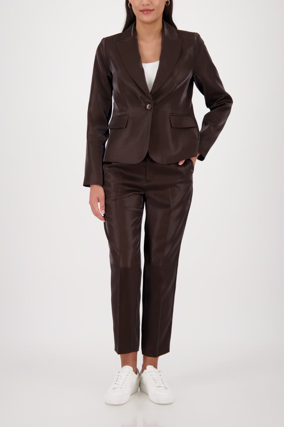 Monari Lame Ankle Pant 