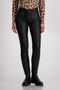 Monari Leather Look Trousers | Black | 808419