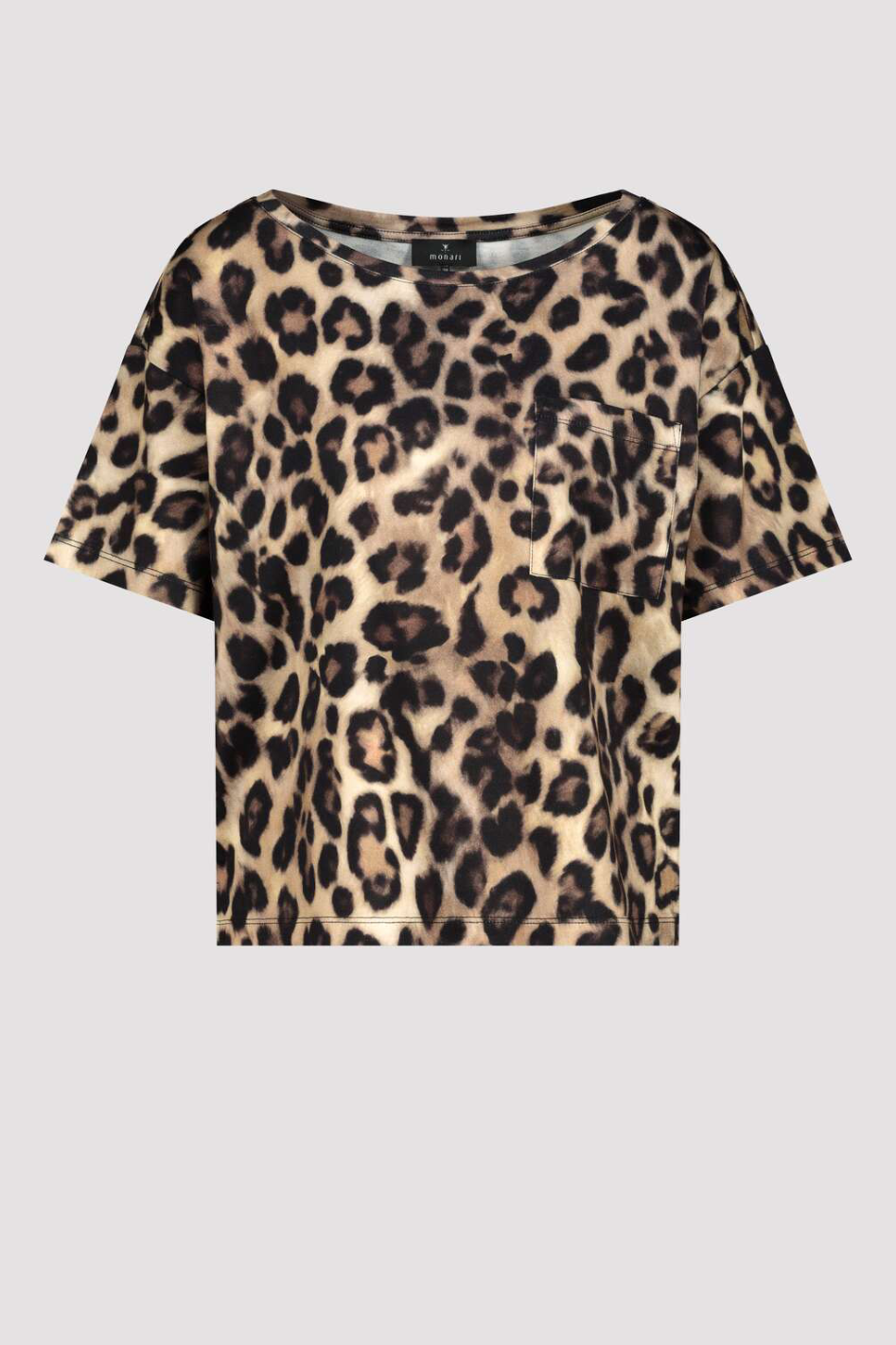 Monari T-Shirt | Leopard Print | Cinnamon | 808885MNR