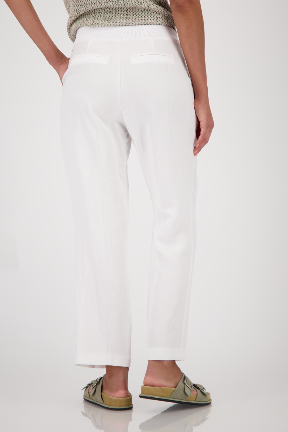 Monari Linen Pants in Cream 