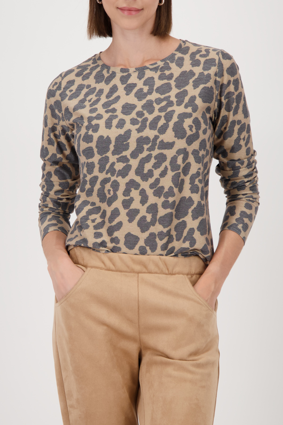 Monari Long-Sleeve Pullover in Leo