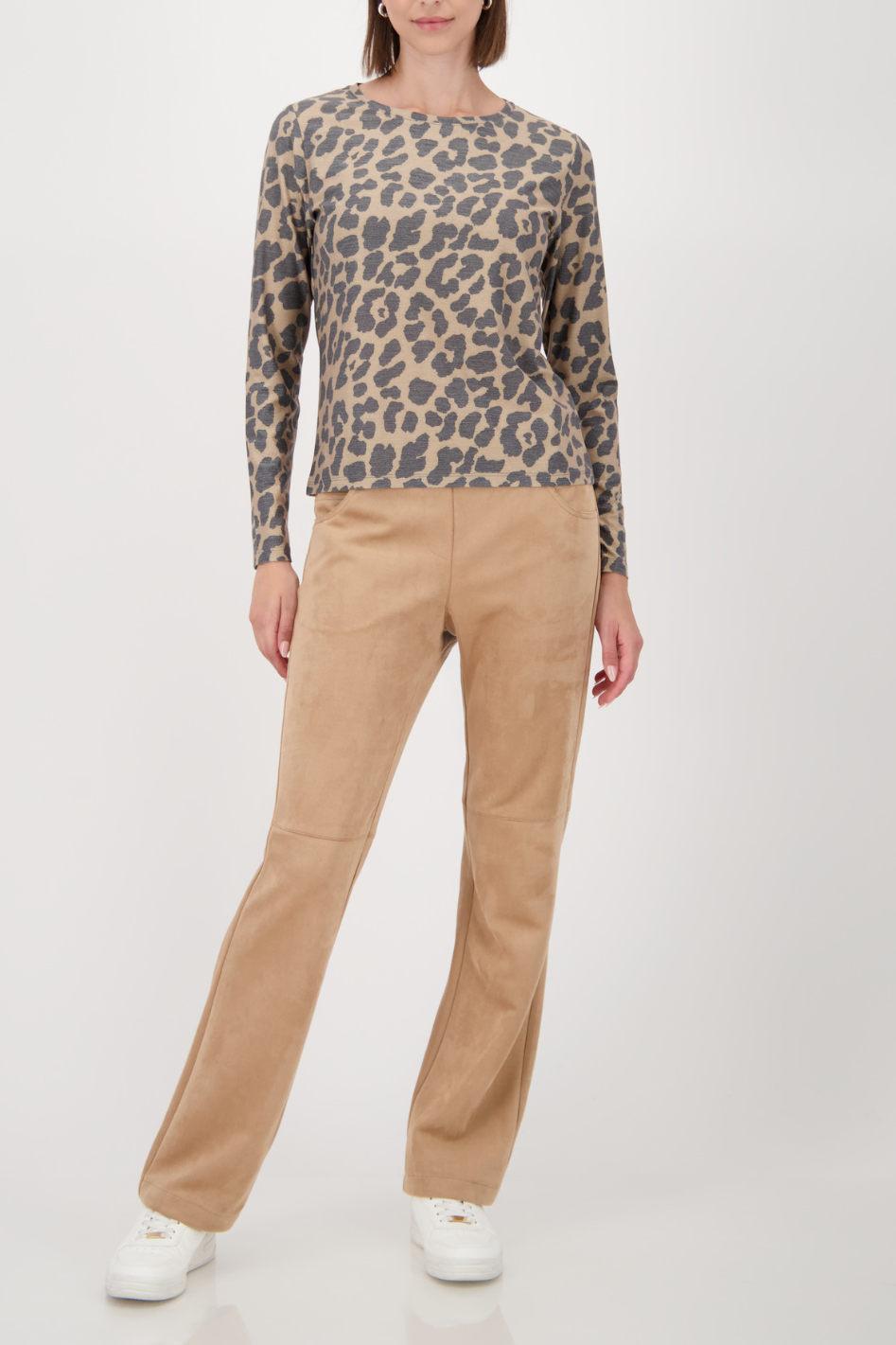 Monari Long-Sleeve Pullover in Leo