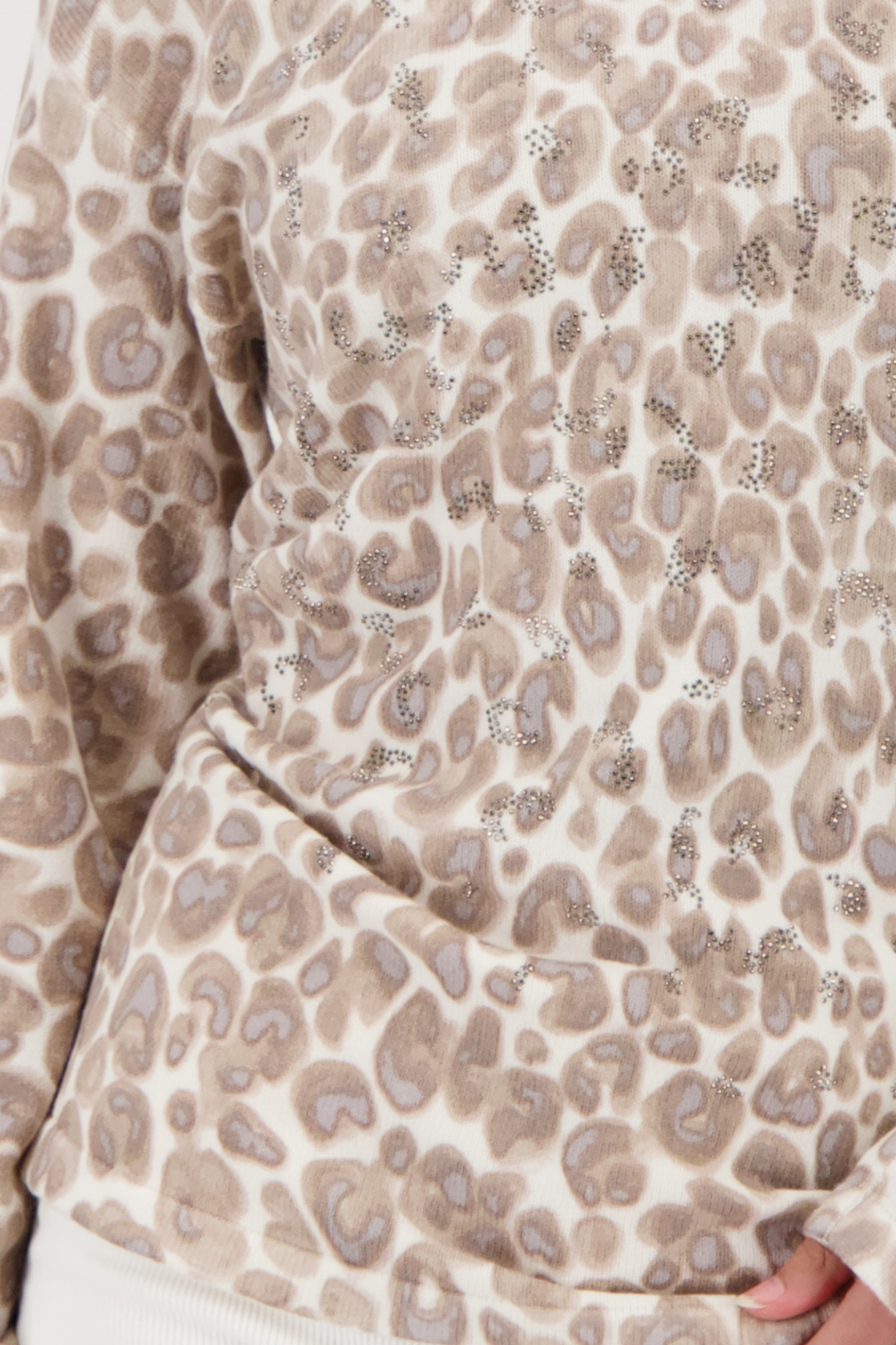 Monari Long-Sleeve Sweater in Leopard Print