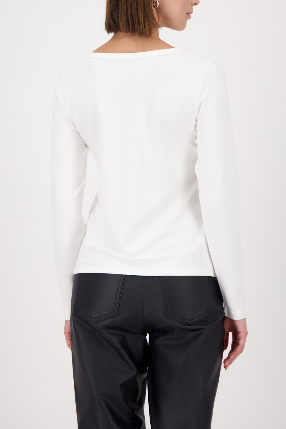 Monari Long Sleeved T-Shirt with Painting Print Front