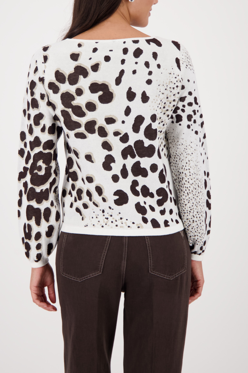 Monari Lurex Knit in Leo Jaquard