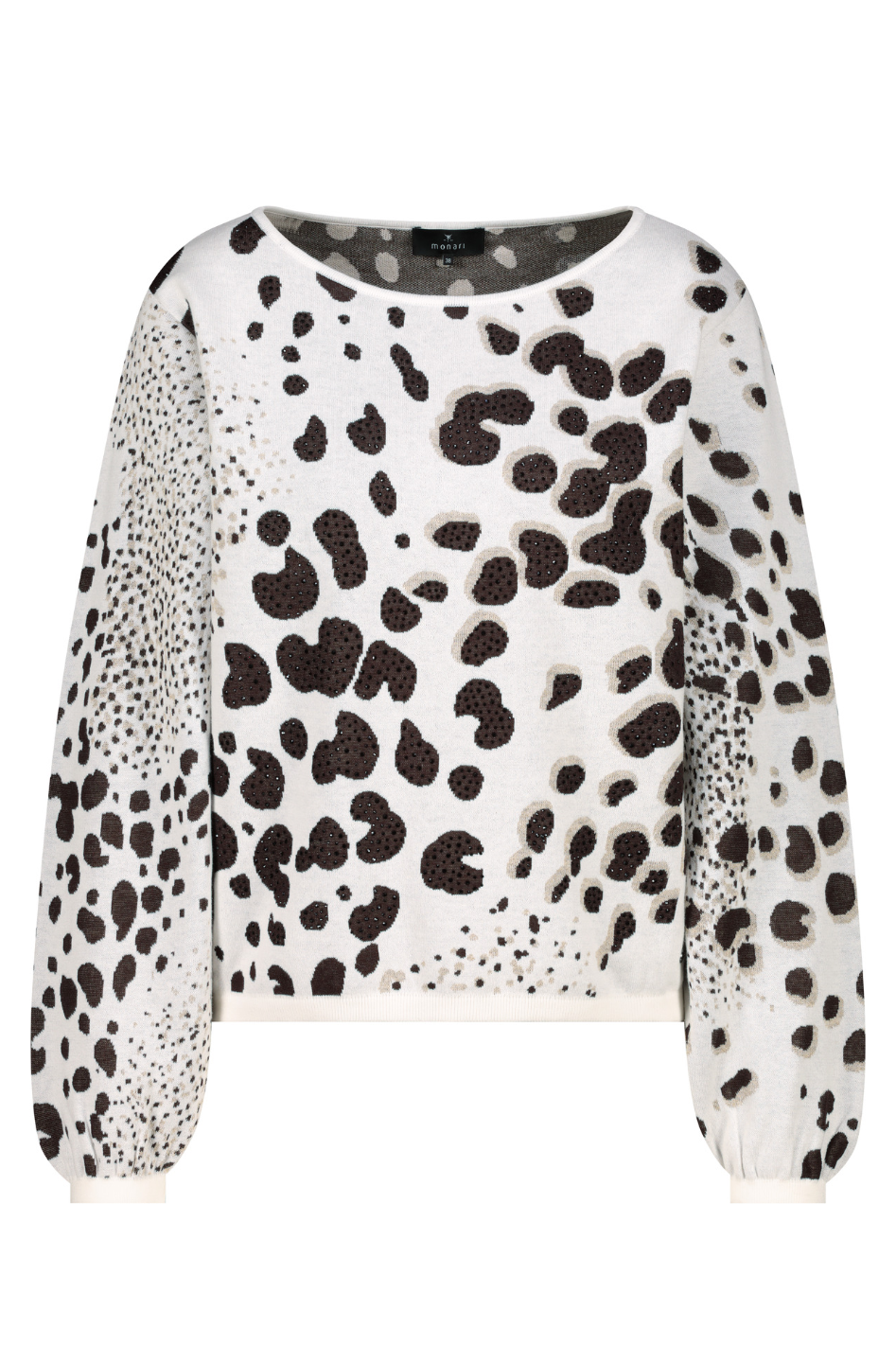 Monari Lurex Knit in Leo Jaquard