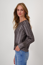 Load image into Gallery viewer, Monari Luxe Pullover | Espresso | 808290MNR
