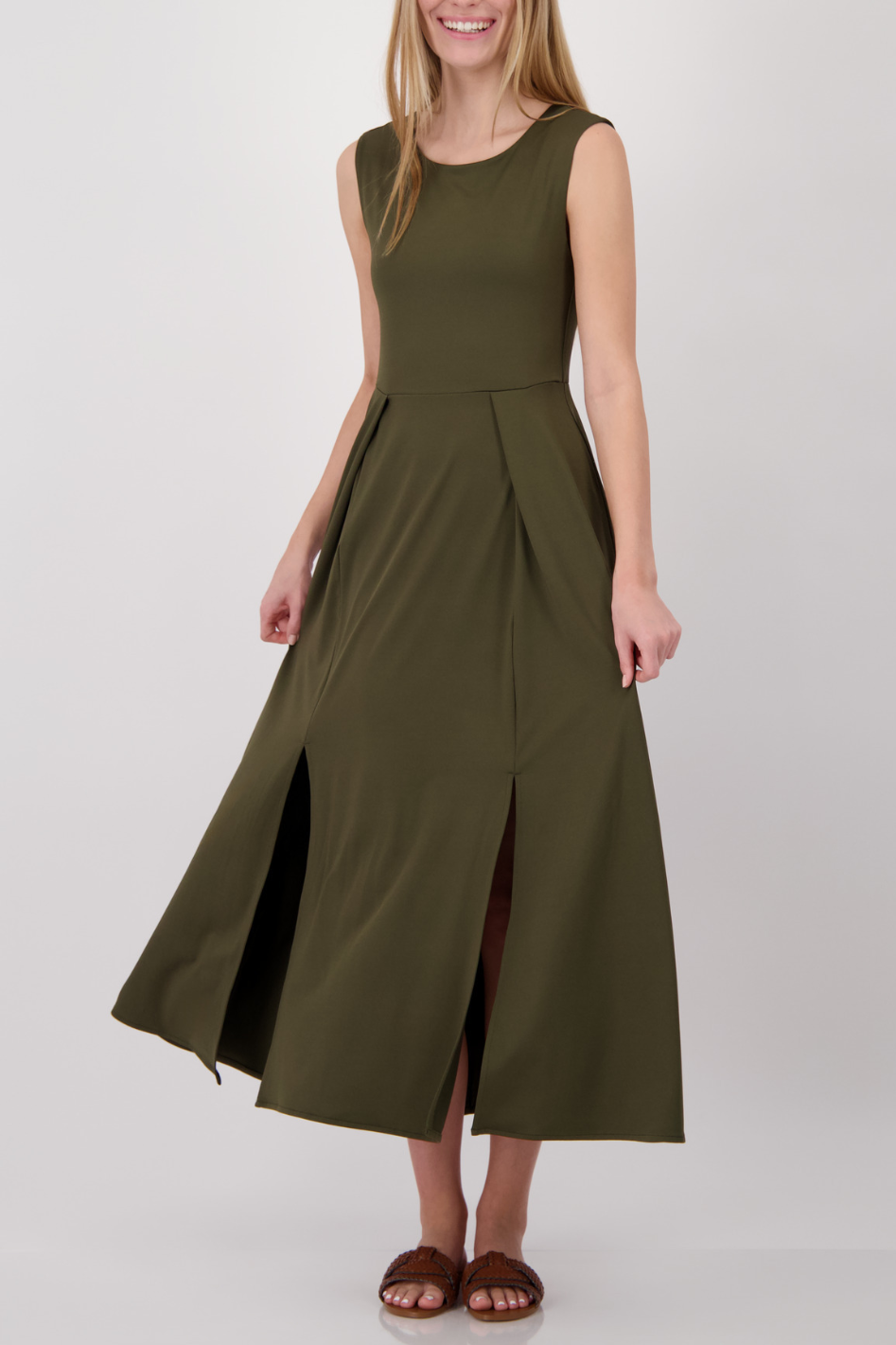 Monari Maxi Dress in Olive