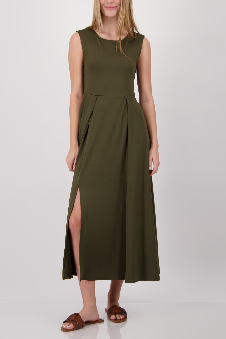 Monari Maxi Dress in Olive