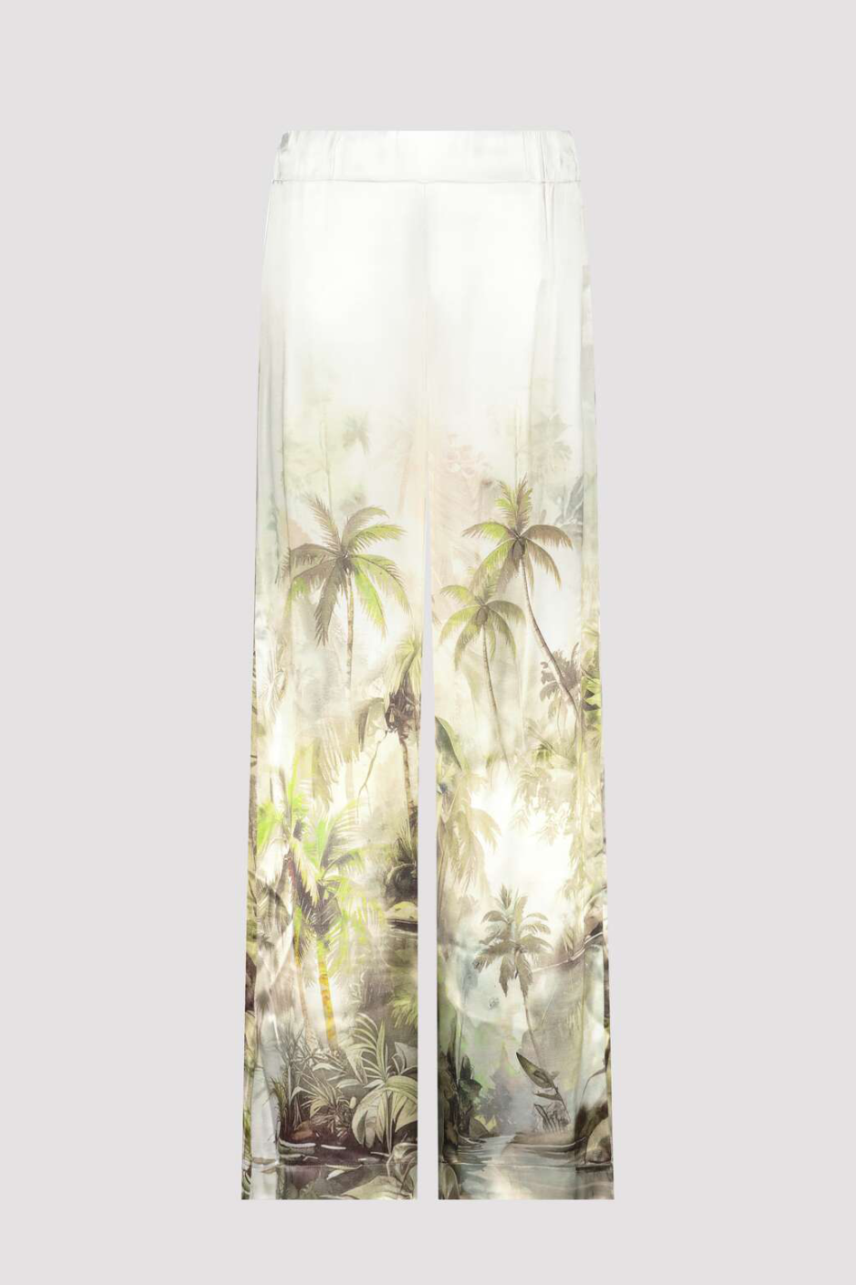 Monari Palazzo Trousers in Tropical Print