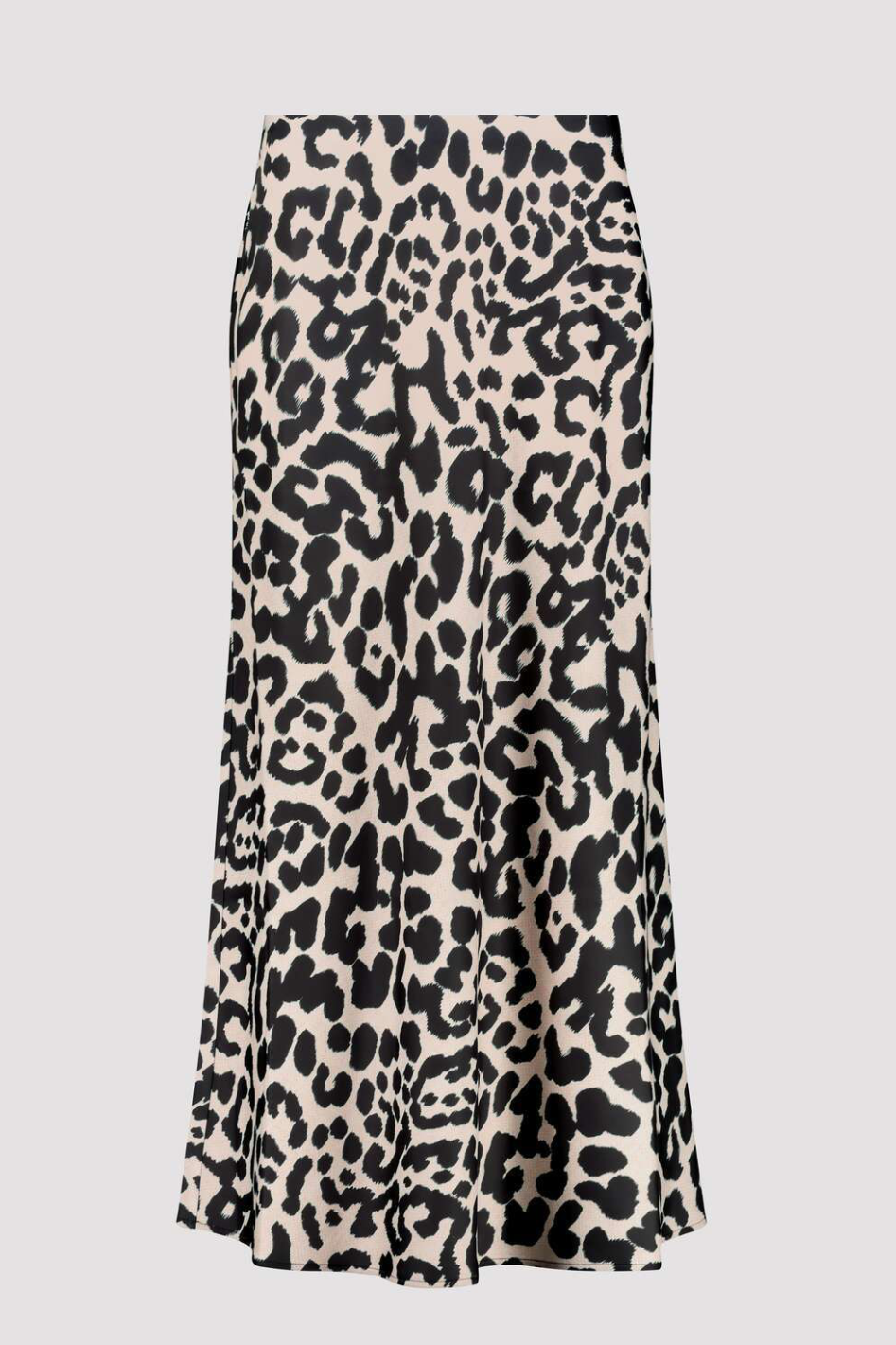 Monari Print Satin Midi Skirt in Leo Allover Print