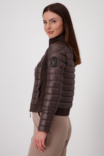 Load image into Gallery viewer, Monari Quilted Jacket with Neoprene | Espresso | 808525
