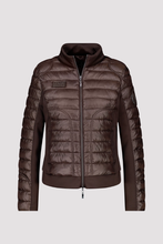 Load image into Gallery viewer, Monari Quilted Jacket with Neoprene | Espresso | 808525
