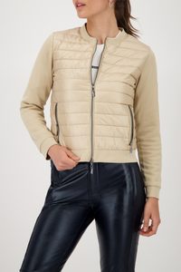 Monari Quilted Jacket with Neoprene | Cinnamon | 809137