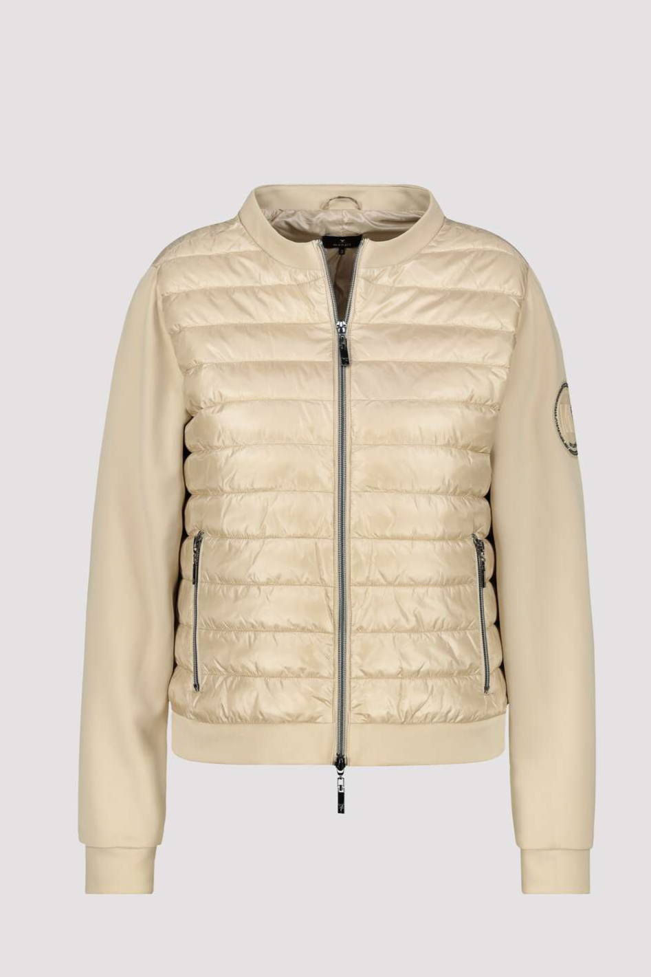 Monari Quilted Jacket with Neoprene in Cinnamon