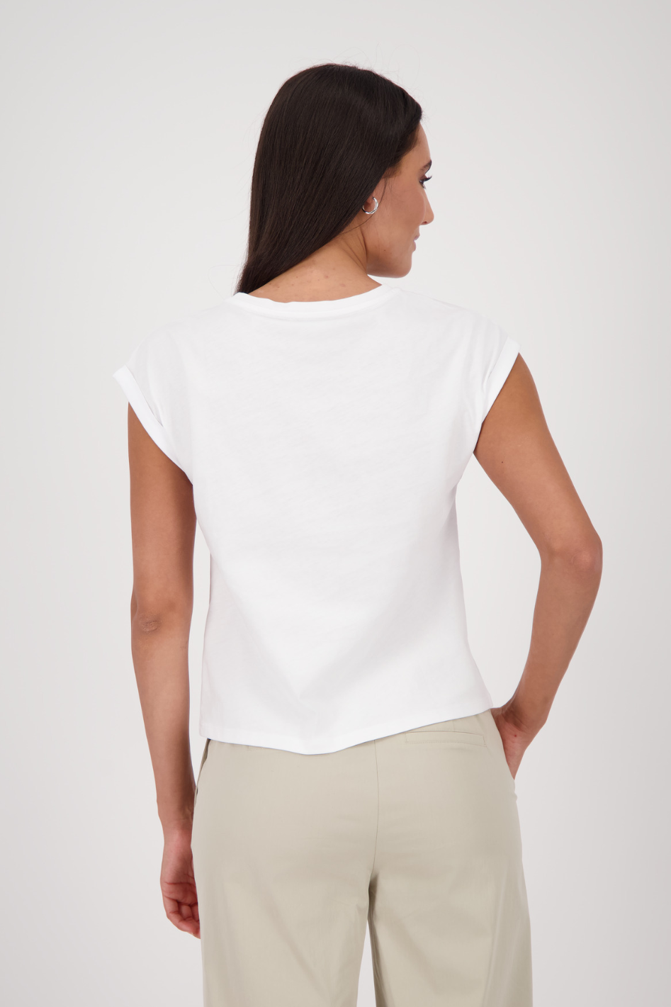 Monari Round Neck T-Shirt with Fish Motif