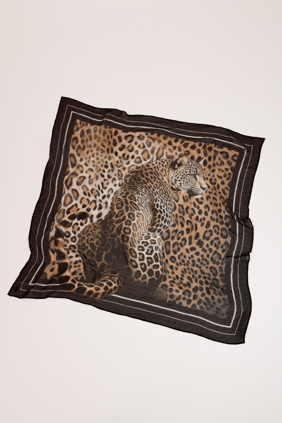Monari Scarf in Sand Animal Print
