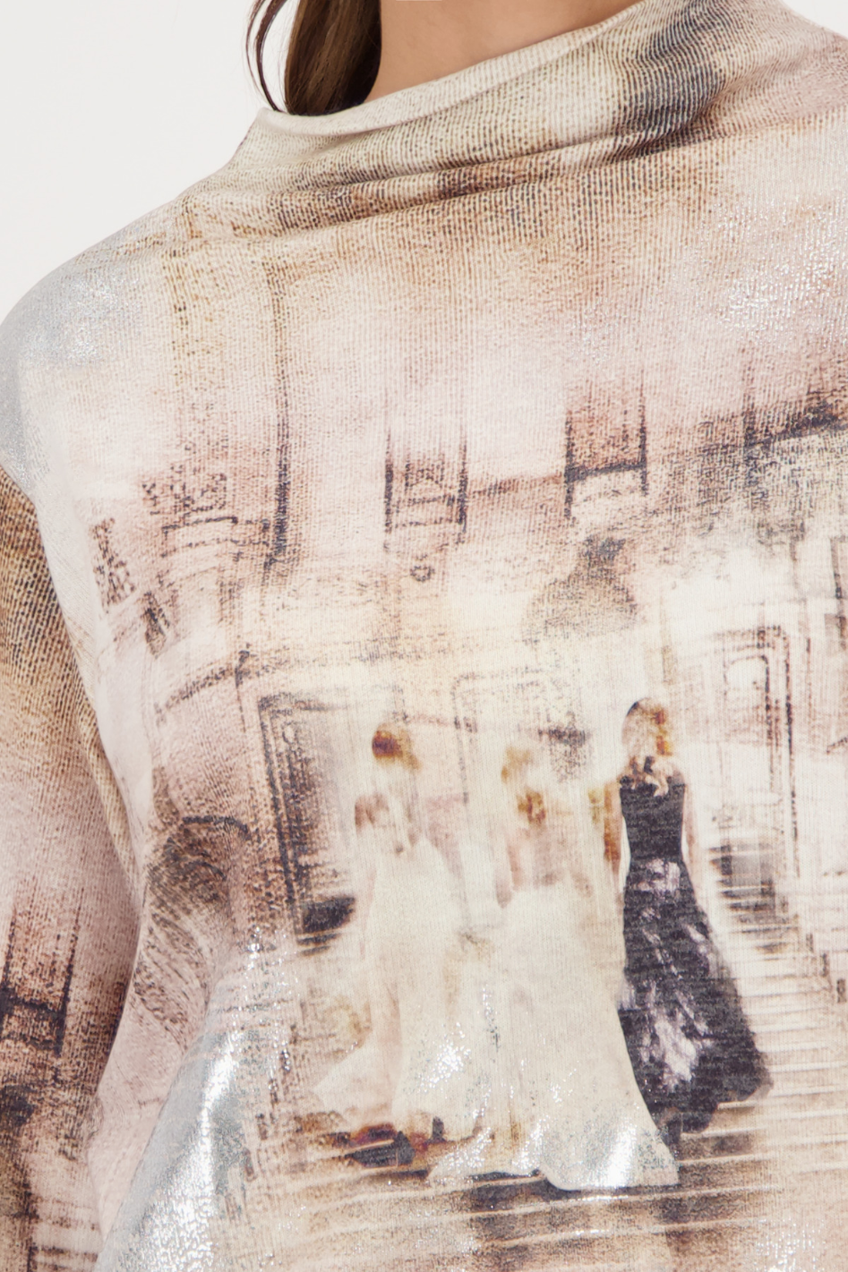 Monari Sweatshirt | Opera Print | Cashmere Pattern | 808864