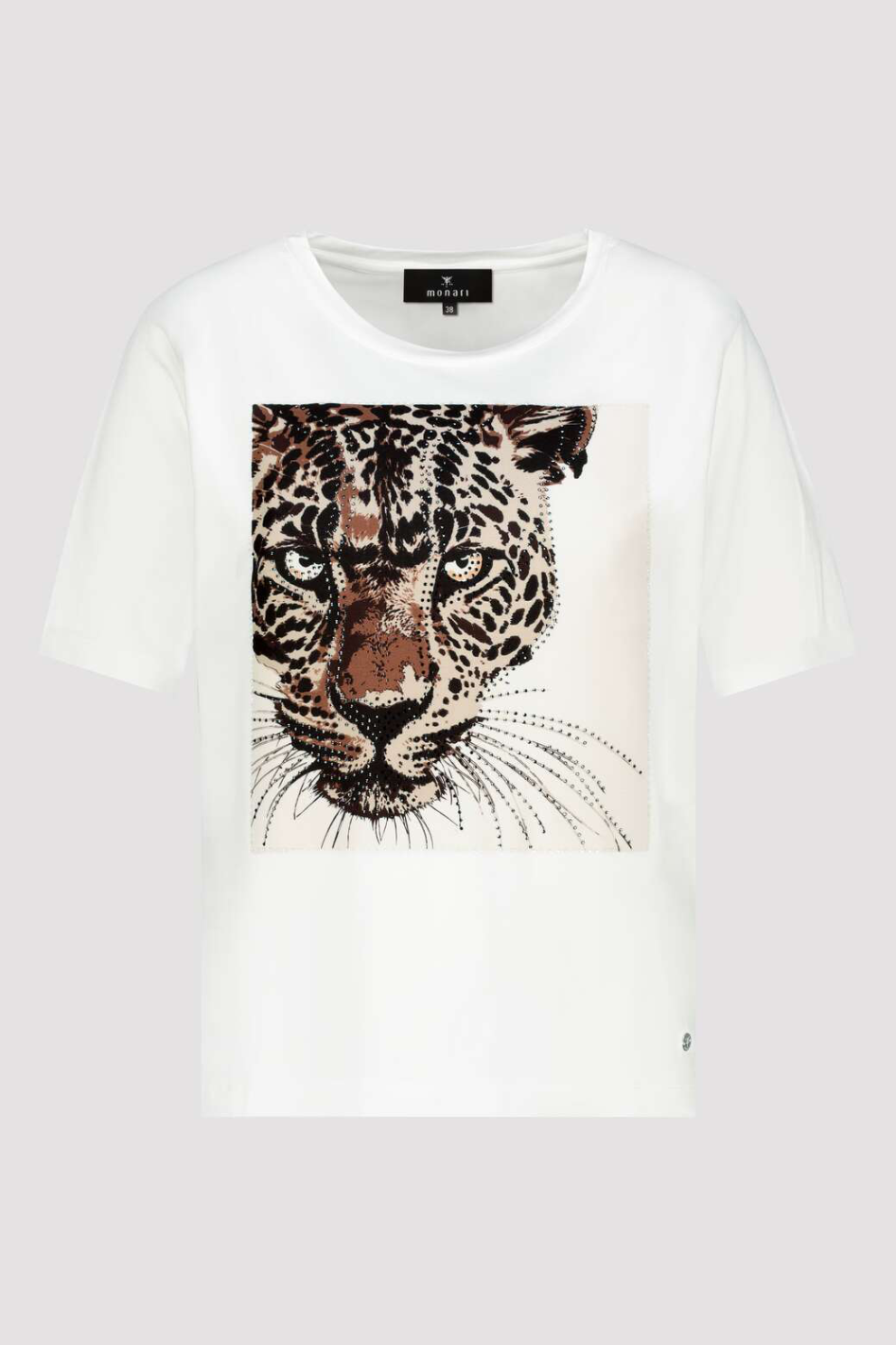 Monari T-Shirt with Leopard Pattern 