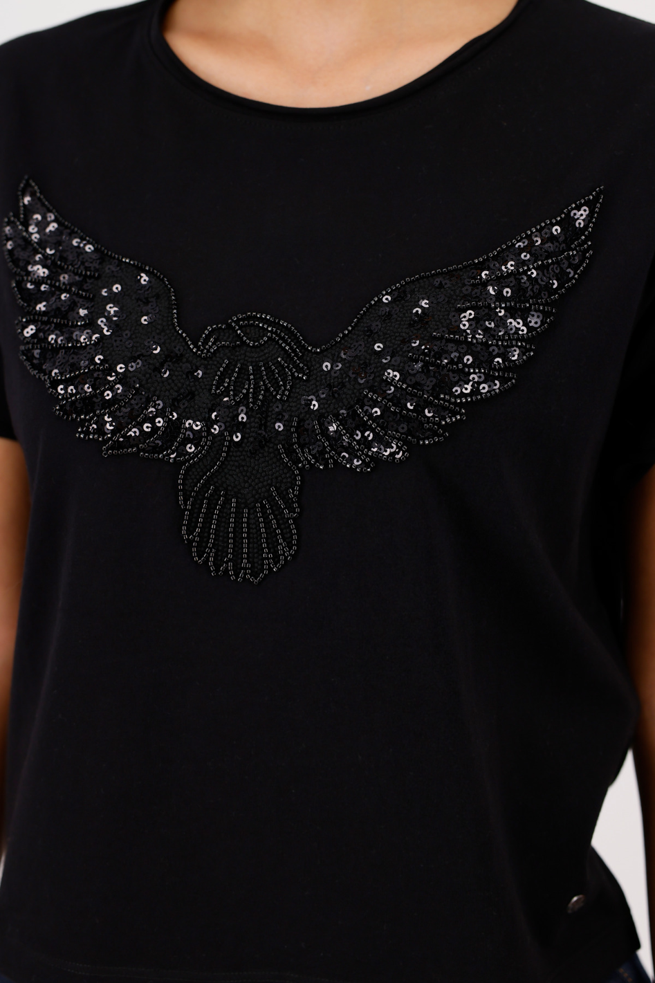 Monari T-Shirt with Jewellery Eagle