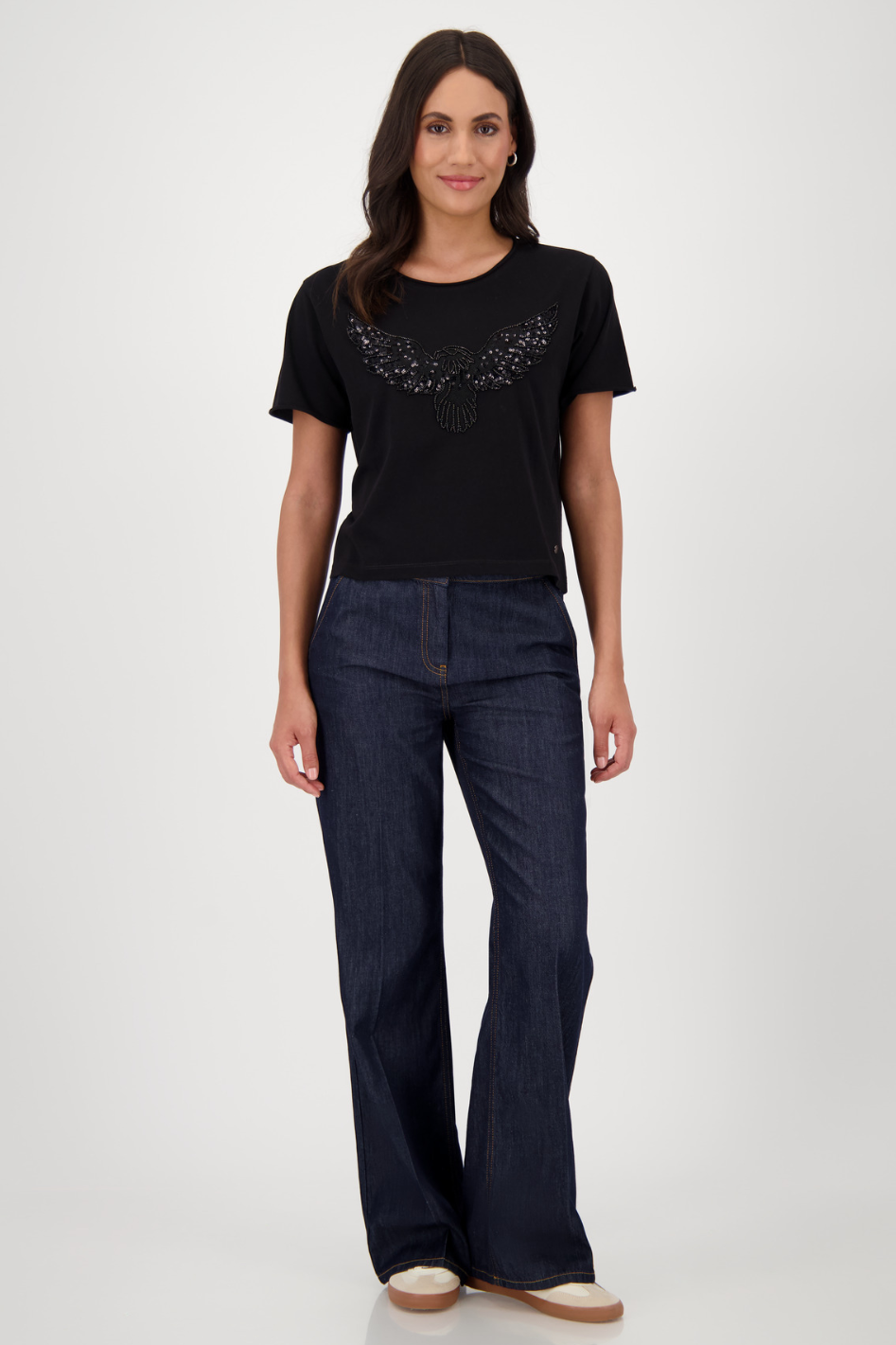 Monari T-Shirt with Jewellery Eagle