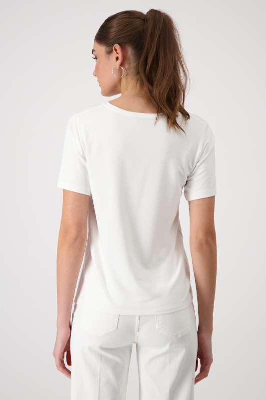 Monari T-Shirt | Biarritz Print | Off-White | 409331