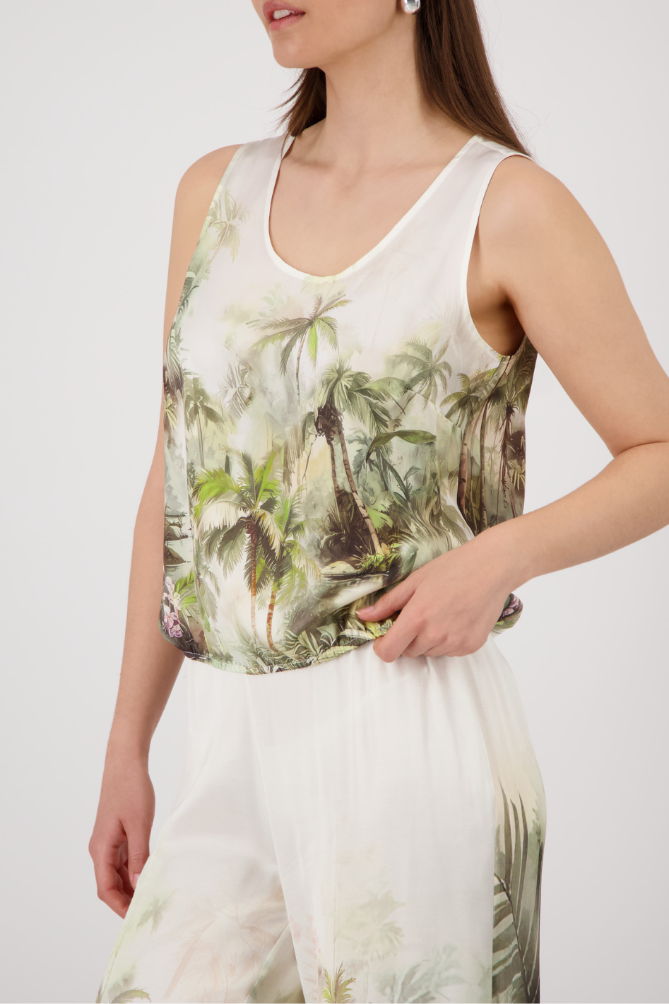 Monari Top in Tropical Print