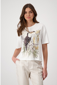 Monari T-Shirt with Bird Print | 409195