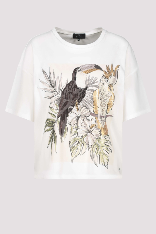 Monari T-Shirt with Bird Print | 409195
