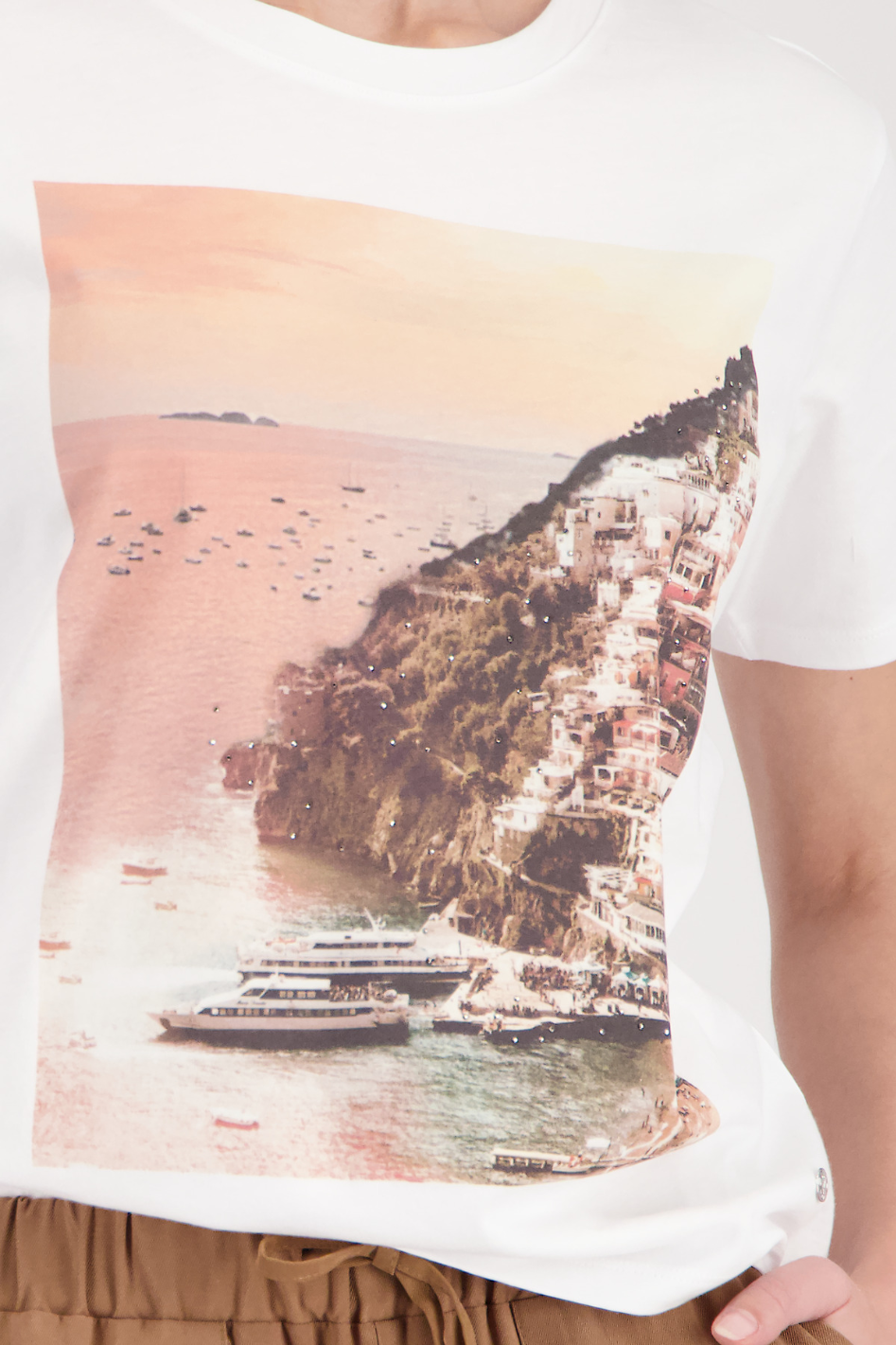 Monari T-Shirt with Landscape Print