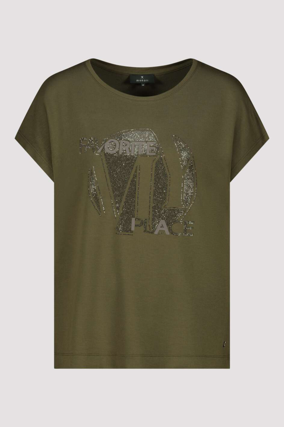 Monari T-Shirt with Rhinestones 