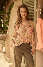 Load image into Gallery viewer, Mos Mosh Achelle Flos Blouse in Tan
