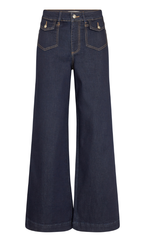 Mos Mosh Colette Hybrid Jeans in Dark Blue
